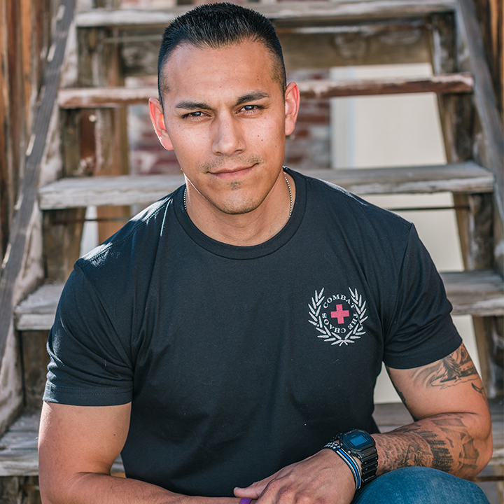 Man wearing a black CTC T-shirt