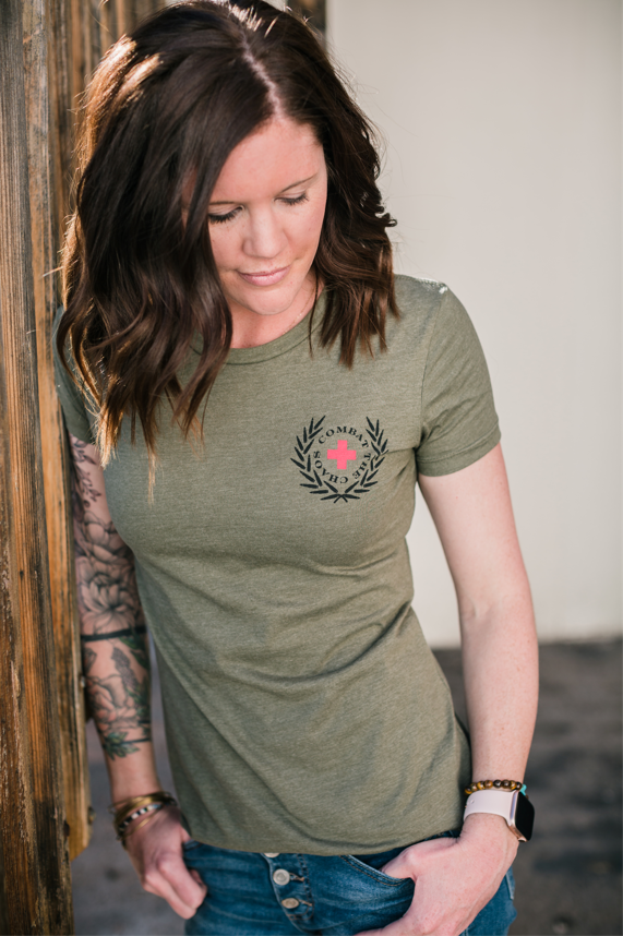 Women's Green CTC Logo Short Sleeve T-Shirt
